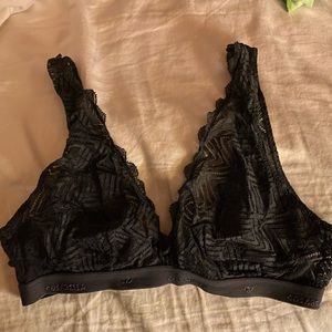 Cosabella lace bralette - graphite gray - M